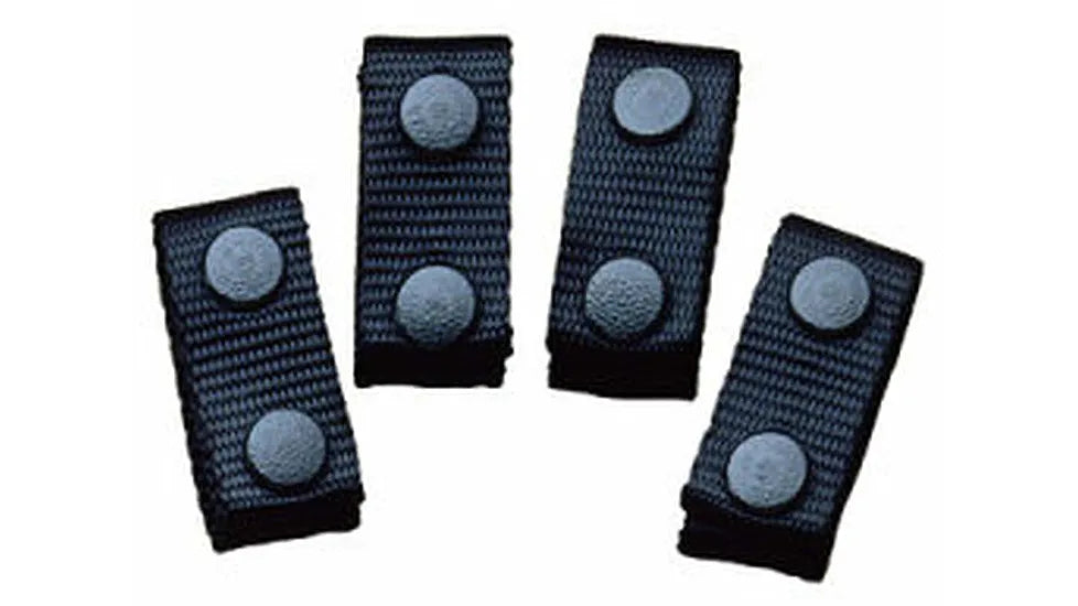 DeSantis 2-Inch Nylon Belt Keepers for 2-Inch Belts 4-Pack Black