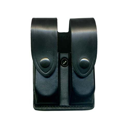 DeSantis U41 Style Double Mag Pouch Nickel Snap Basket Weave Glock 17/22/37