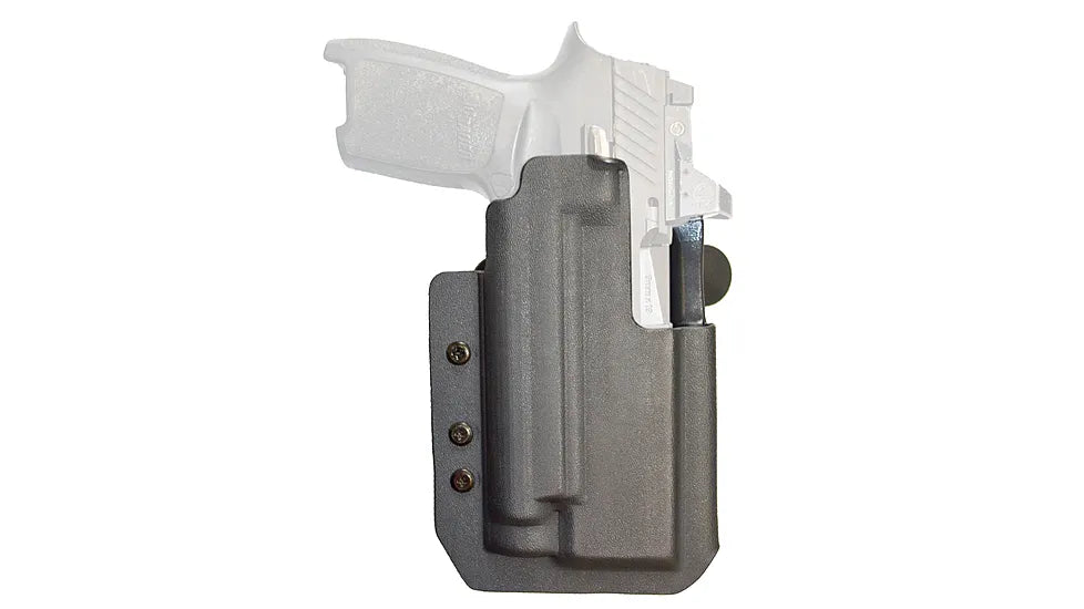 Comp-Tac International OWB Kydex Modular Mount Holster Glock 17 Gen 1-4 Right Hand with TLR1/2 Black