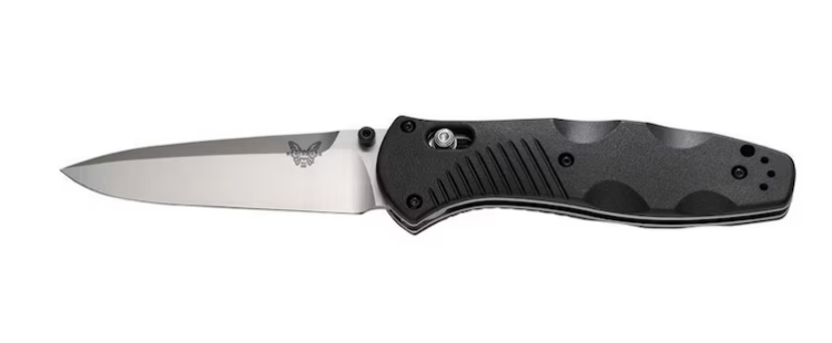 Benchmade 580 Barrage Drop Point Folding Knife with Assisted Opening, 3.6" Blade, 8.35" OAL