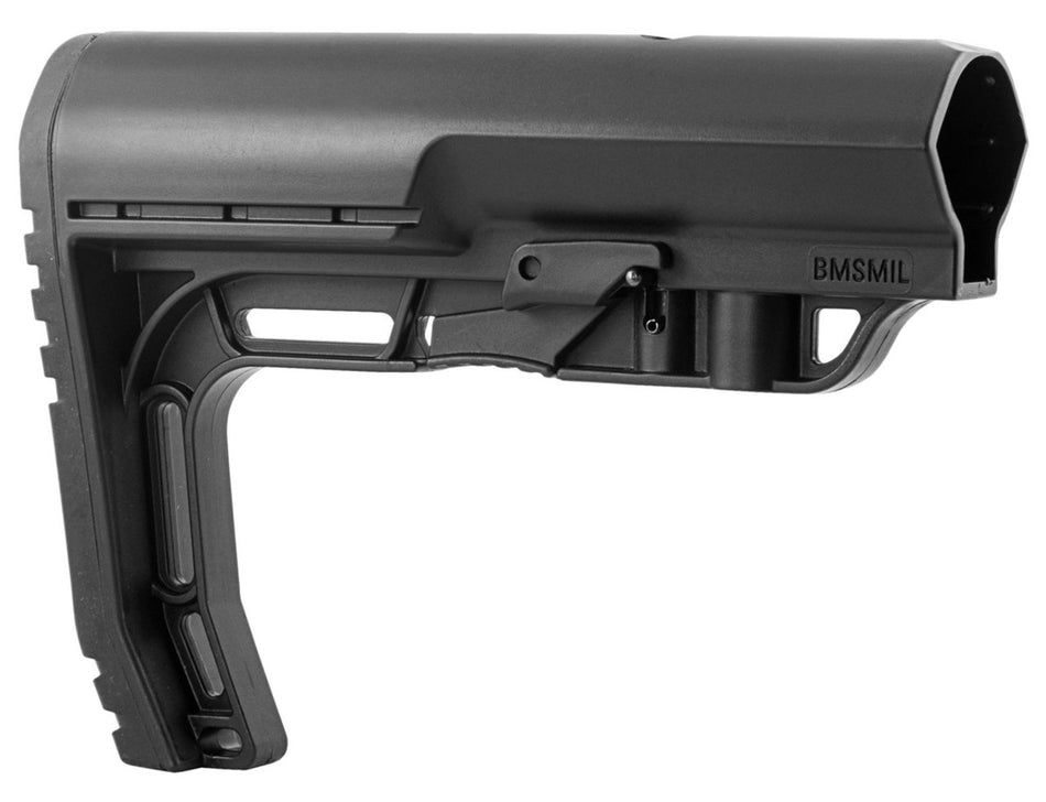 Mission First Tactical Battlelink Minimalist Stock Black Poly Milspec Restricted State Comp
