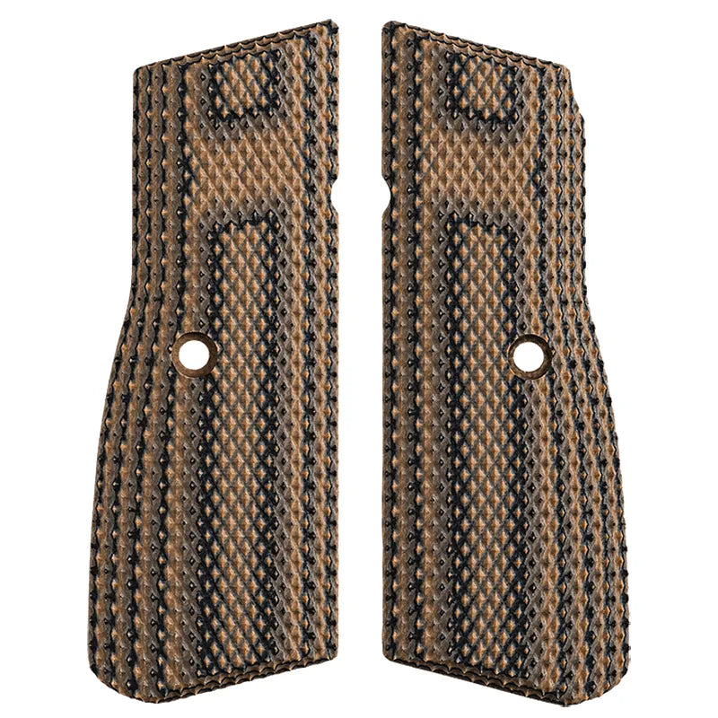 FN High Power G10 Pistol Grips Hyena Brown