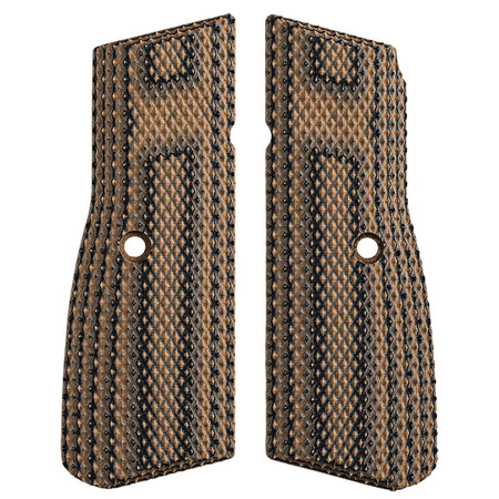FN High Power G10 Pistol Grips Hyena Brown