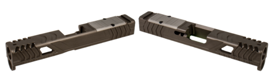 Shark Coast Method Glock 43X Black Slide with Shield RMSc Optic Cut