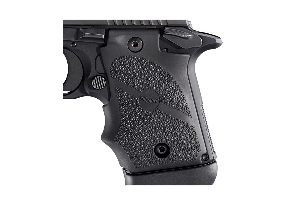 SIG SAUER P938 Plastic Grip Set with Rubber Panels Black