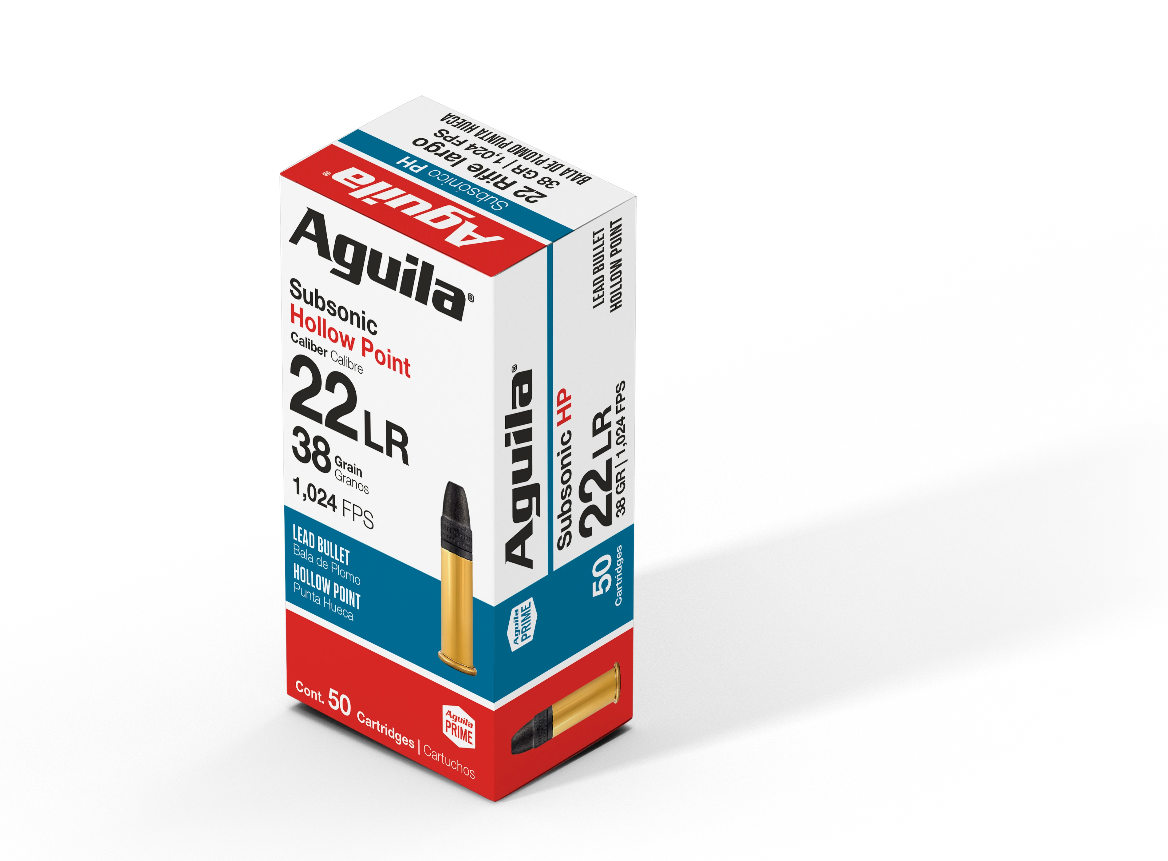 Aguila Subsonic .22 Long Rifle 40 gr LSHP ammo