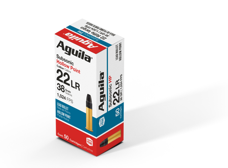Aguila Subsonic .22 Long Rifle 40 gr LSHP ammo