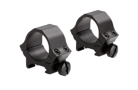 Sun Optics 1-Inch Low Sport Rings Black