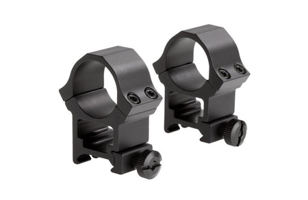 Sun Optics 1-Inch High Sport Rings Black