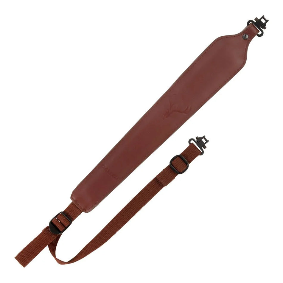 Allen Leather Deer Head Rifle Sling - Decorative Sporting Design