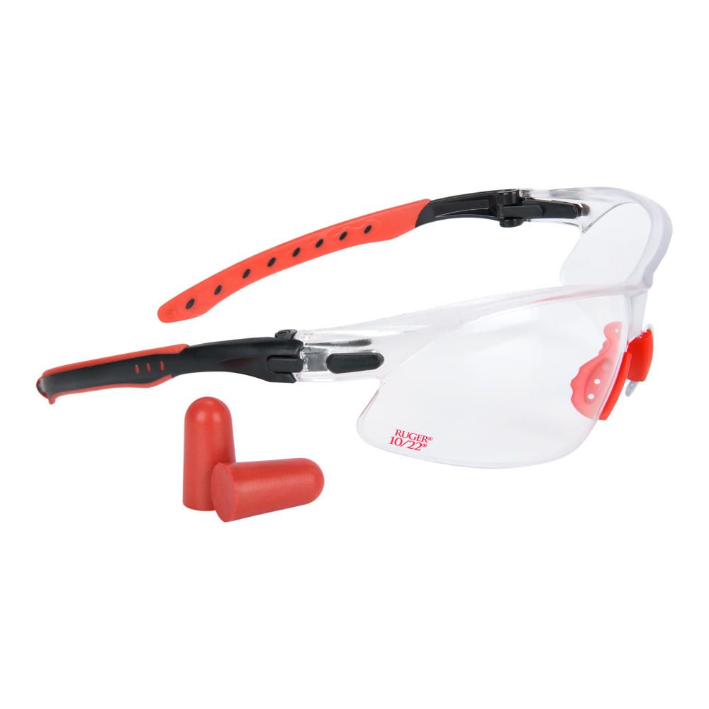 Allen Ruger 10/22 Shooting Glasses and Foam Ear Plug Combo