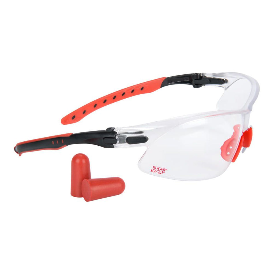 Allen Ruger 10/22 Shooting Glasses and Foam Ear Plug Combo