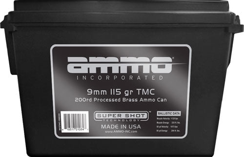 Ammo Inc Signature Field Box 9mm Luger / Parabellum 115 gr TMC ammo