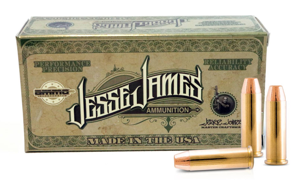 Ammo Inc JESSE JAMES .38 Special 125 gr TMC ammo
