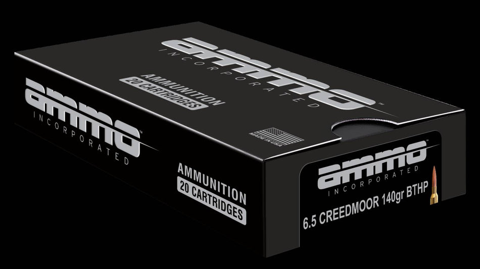 Ammo Inc 65CM140BTHPA20 Match   140 Grain 6.5mm Creedmoor