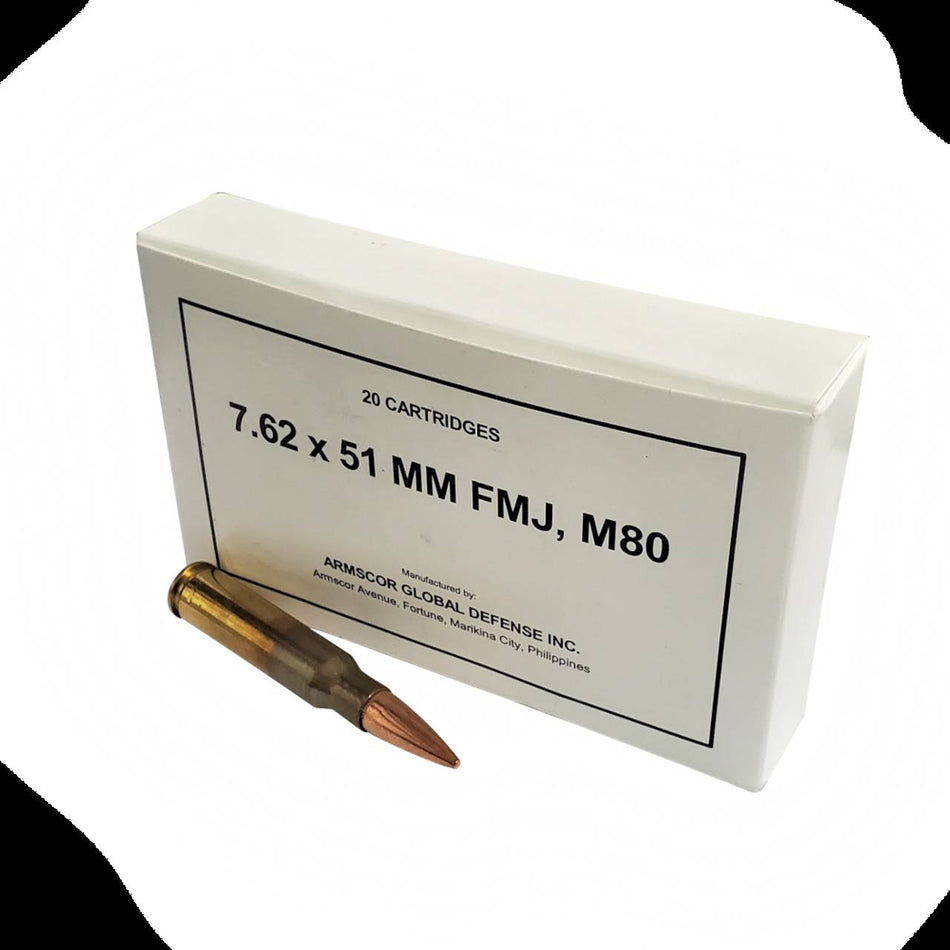 Armscor ARMSCOR USACenterfire .308 Win / 7.62x51mm 147 gr FMJ ammo