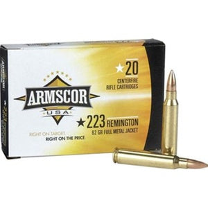 Armscor Centerfire .223 Remington 62 gr FMJ ammo