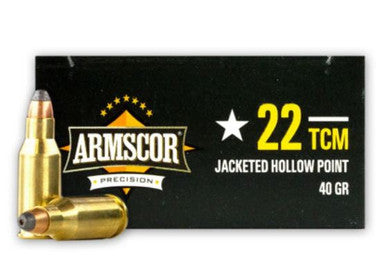 Armscor  .22 TCM 40 Gr JHP