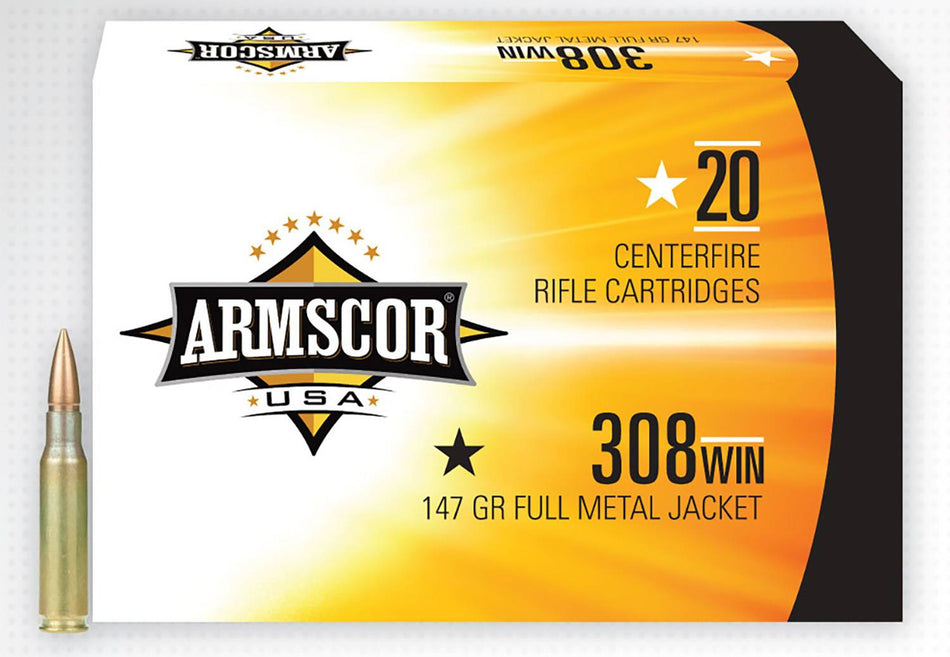 Armscor  .308 Win / 7.62x51mm 147 gr FMJ ammo