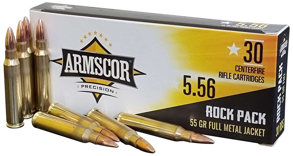 Armscor  5.56x45mm NATO 55 gr FMJ ammo