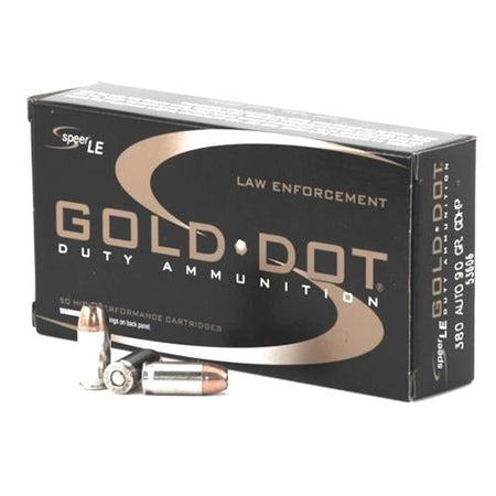 Speer Gold Dot LE Duty .380 ACP/Auto 90 Gr JHP