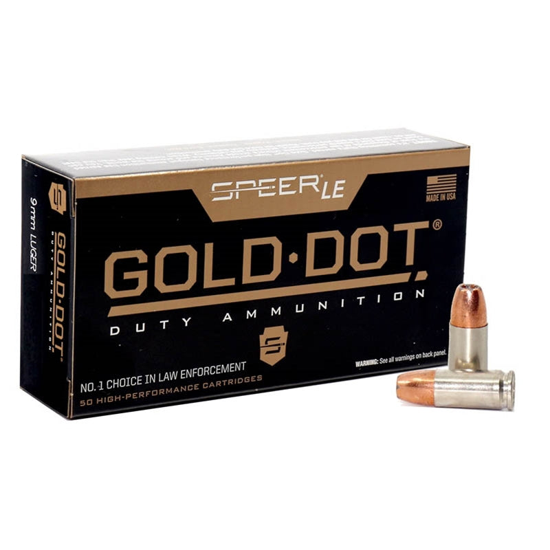 Speer Gold Dot LE Duty 9mm Luger / Parabellum 115 gr JHP ammo