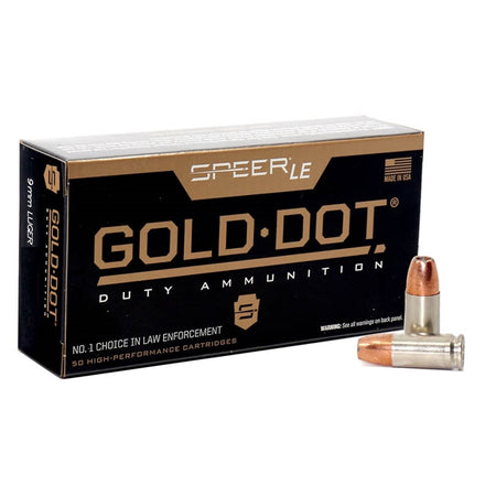Speer Gold Dot LE Duty 9mm Luger / Parabellum 115 gr JHP ammo