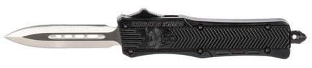 CoBRATec Small Black Dagger OTF Knife Non-Serrated
