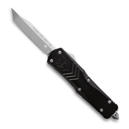 CobraTec Large Black FS-X Tanto Blade Non-Serrated OTF Knife