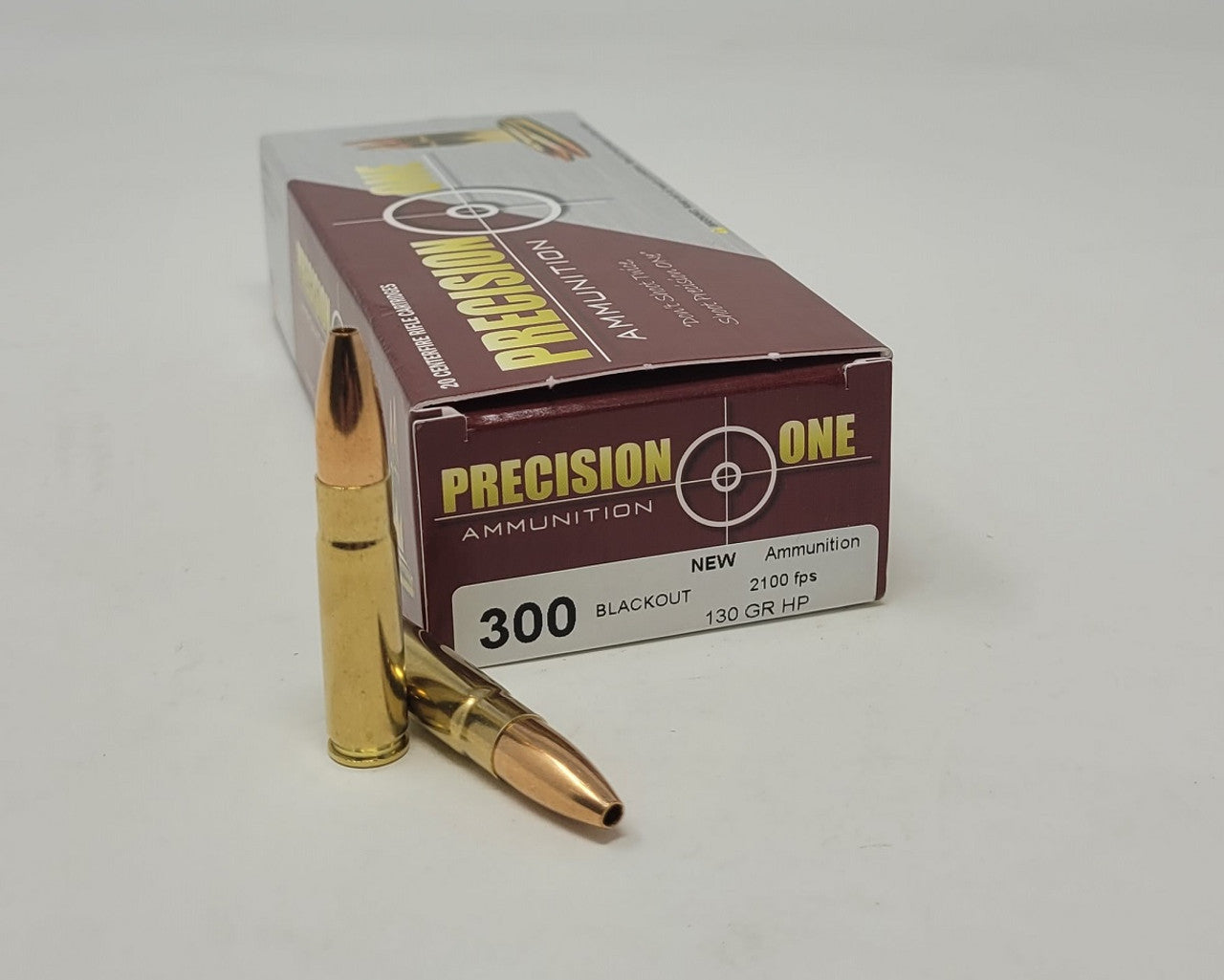 Precision One  .300 AAC Blackout 130 gr JHP ammo