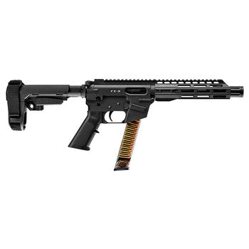 Freedom Ordnance Pistol 9mm 8" Barrel Black No Brace