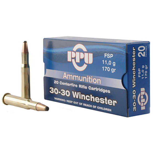 Prvi Partizan PPU .30-30 Winchester 170 gr JSP ammo
