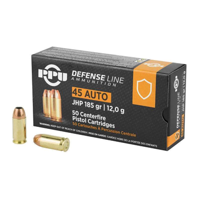 Prvi Partizan PPU .45 ACP/Auto 185 gr JHP ammo