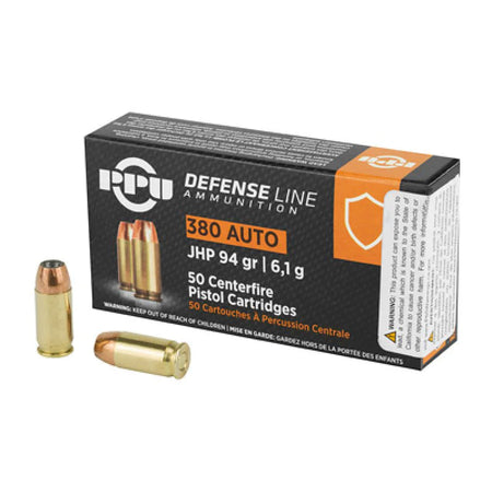 Prvi Partizan PPU .380 ACP/Auto 94 gr JHP ammo