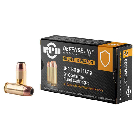 Prvi Partizan PPU .40 S&W 180 gr JHP ammo