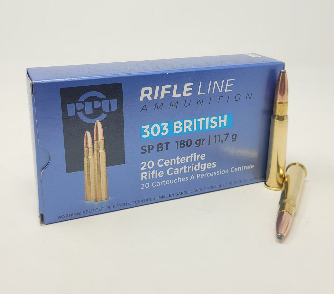Prvi Partizan Soft Point .303 British 180 gr JSP ammo