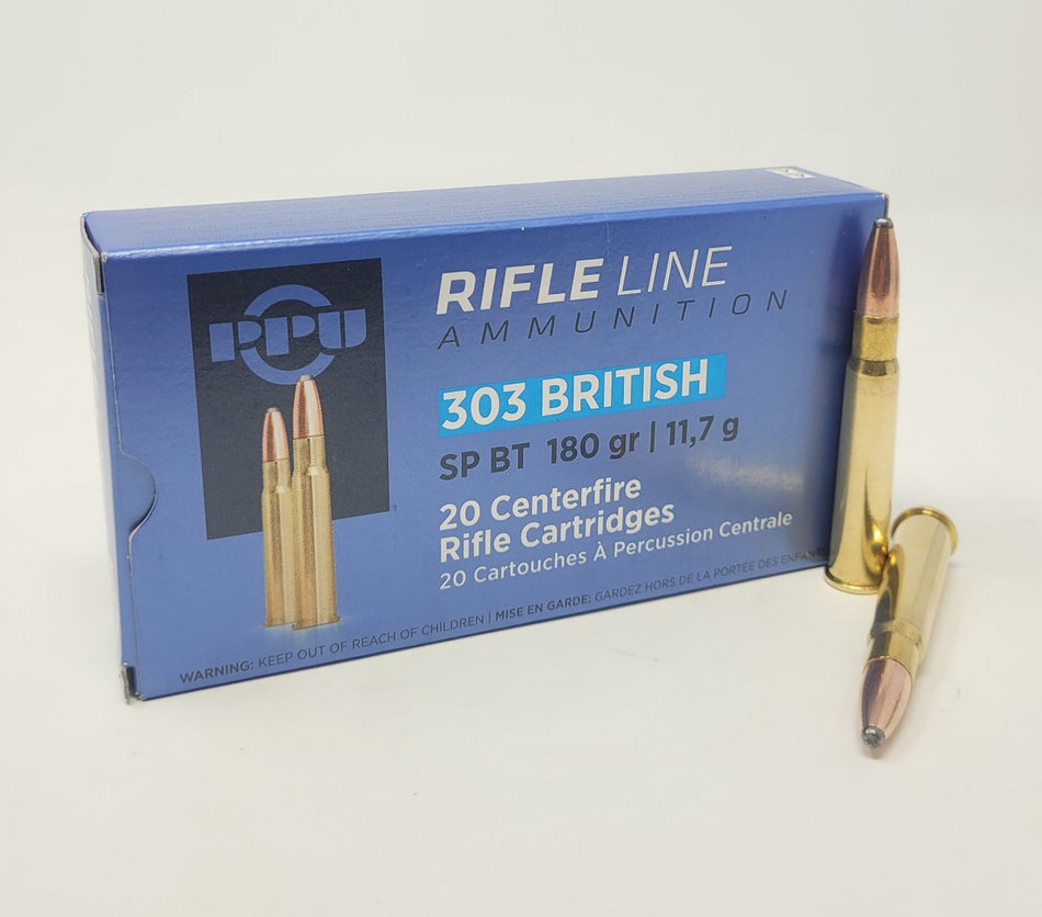Prvi Partizan Soft Point .303 British 180 gr JSP ammo