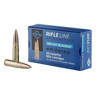 Prvi Partizan PPUCenterfire .300 AAC Blackout 125 gr BTHP ammo