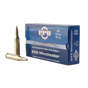 Prvi Partizan 243 WINCenterfire .243 Winchester 90 gr JSP ammo