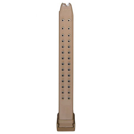 Glock 9mm 33-Round Extended Magazine Tan