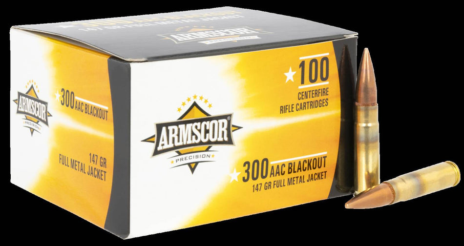 Armscor  .300 AAC Blackout 147 Gr FMJ