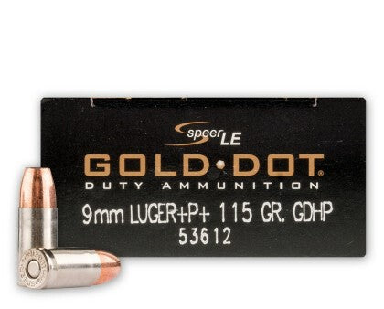 Speer  9mm Luger / Parabellum 115 gr JHP ammo