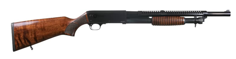 PANZER ARMS MODEL PA37 PUMP ACTION SHOTGUN 12G WALNUT STOCK