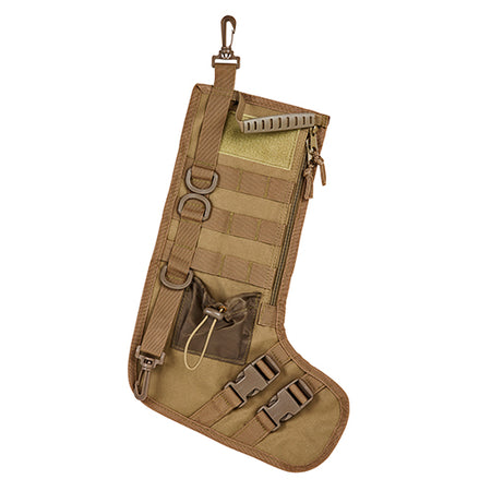 NC Star Tactical Holiday Stocking with Handle Tan 15x10.5x6.5 Inches