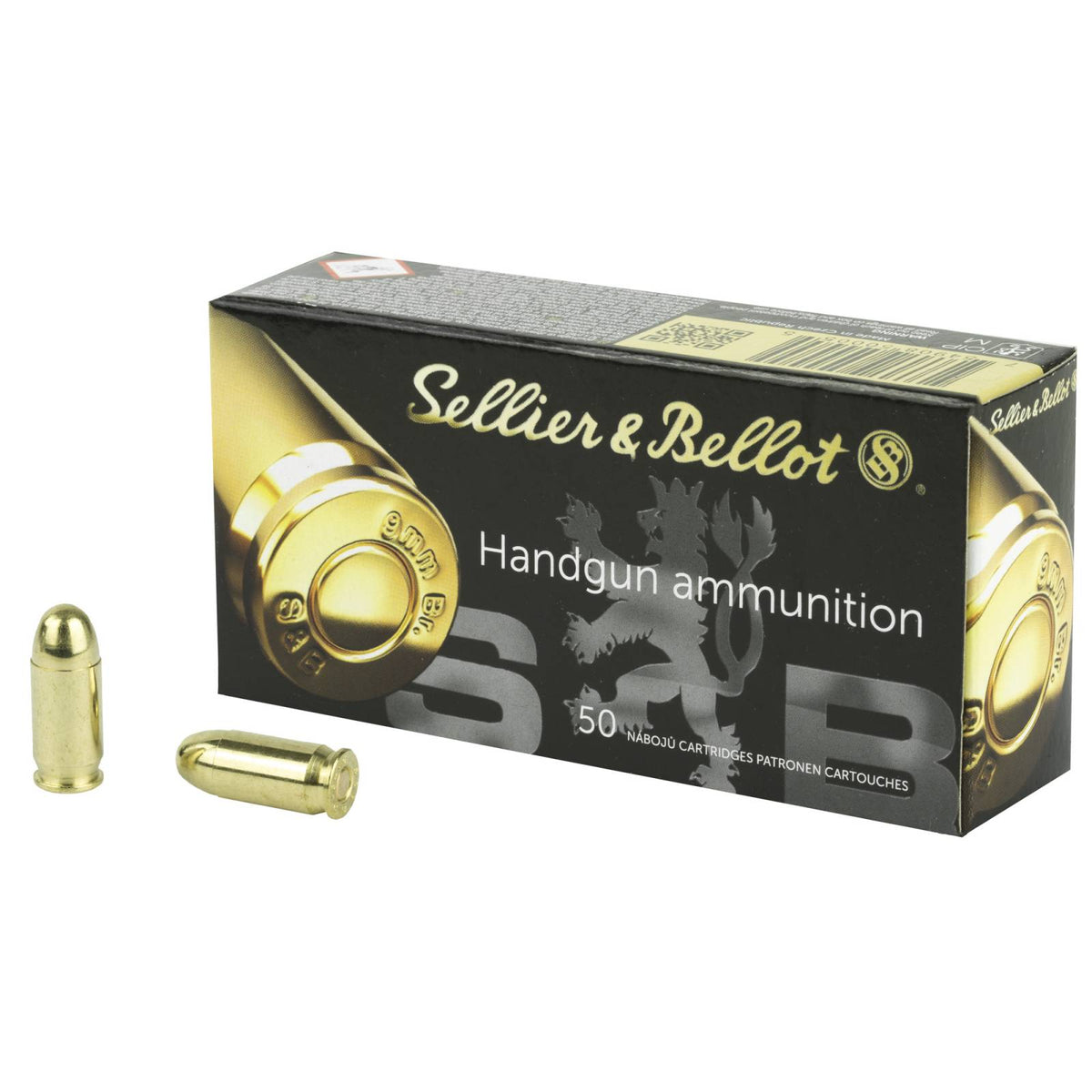 Sellier & Bellot SB380A Handgun 380 ACP 92 gr Full Metal Jacket (FMJ)