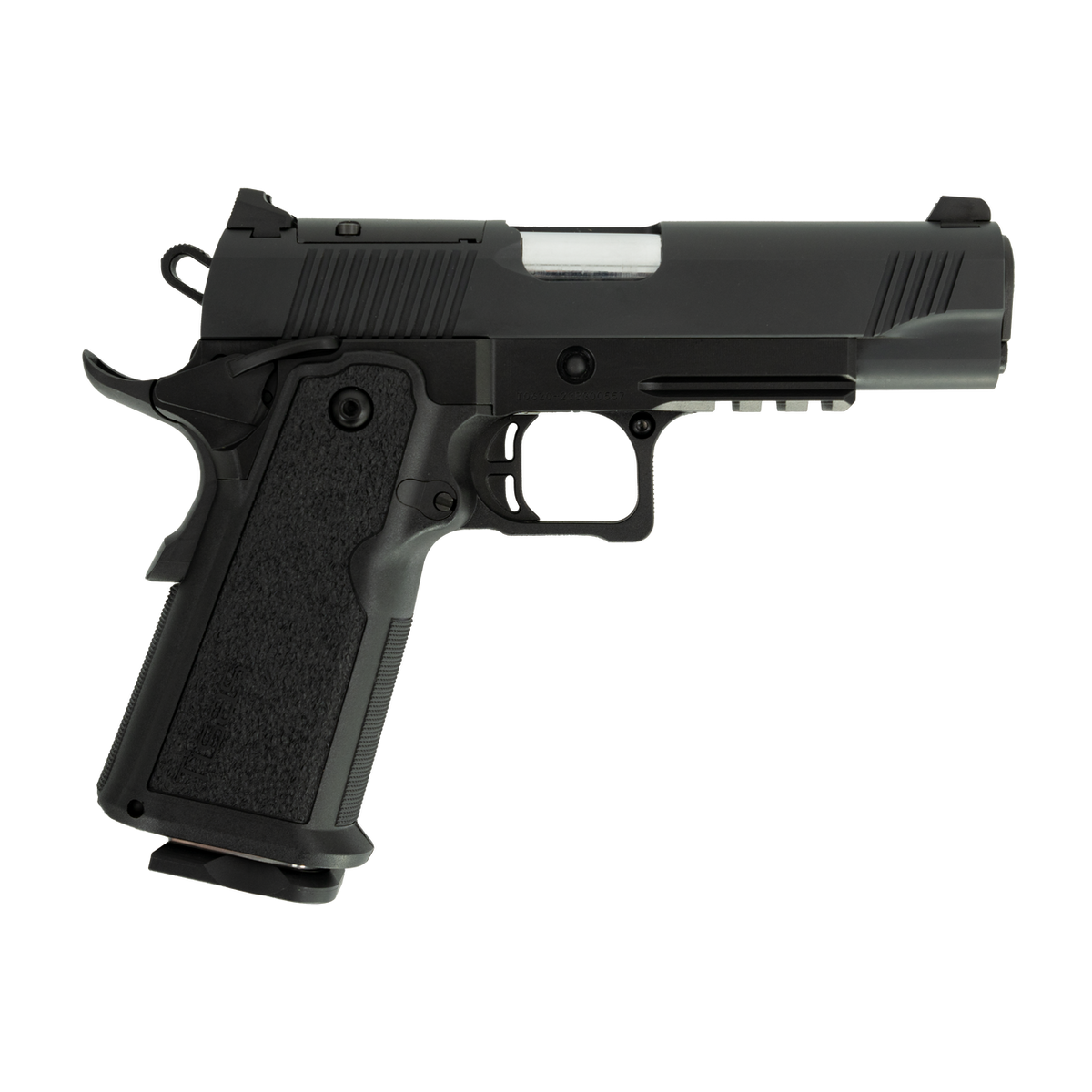 dSDS TISAS 1911 CARRY B9R DS 9MM 4.25" BLK, RAIL, DBLE STACK 2-17RD MAGS 2024 RELEASE