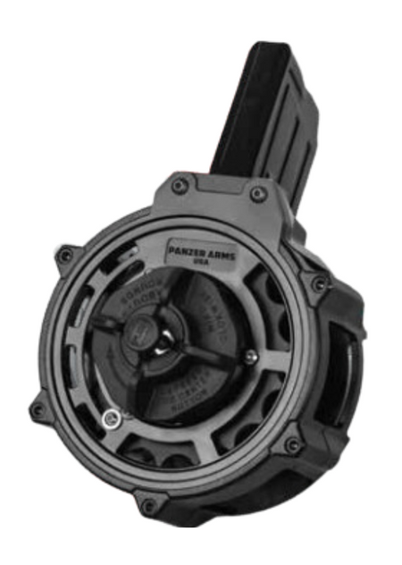 Panzer Arms 12 Gauge 20-Round Drum Magazine for AR12 and Bullpup Shotguns