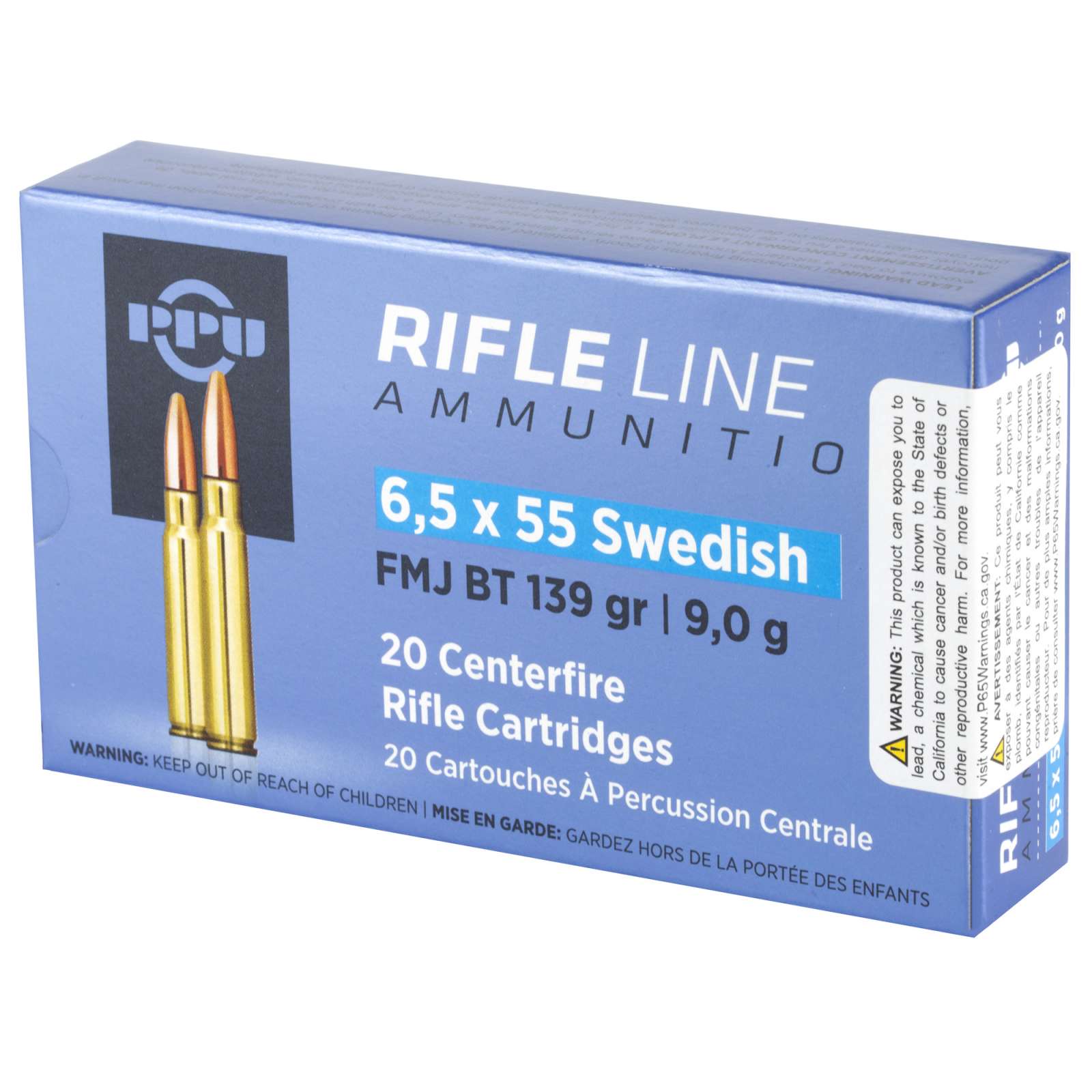 Prvi Partizan RIFLE LINE 6.5x55mm Swedish 139 gr FMJ ammo