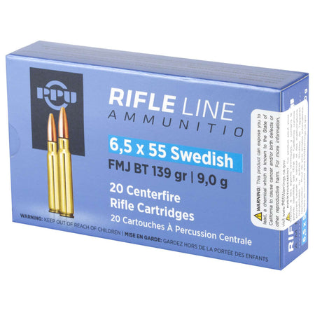 Prvi Partizan RIFLE LINE 6.5x55mm Swedish 139 gr FMJ ammo