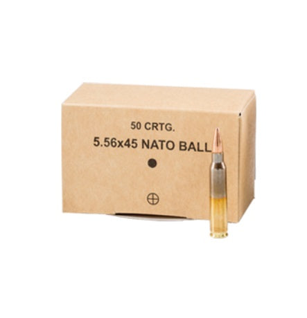 GGG 5.56X45 NATO BALL 5.56x45mm NATO 55 gr FMJ ammo